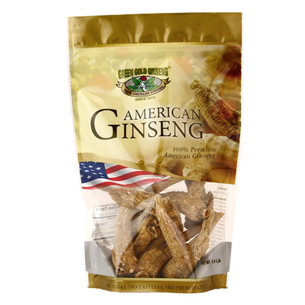 Ungraded American Ginseng Giant Root 8oz bag