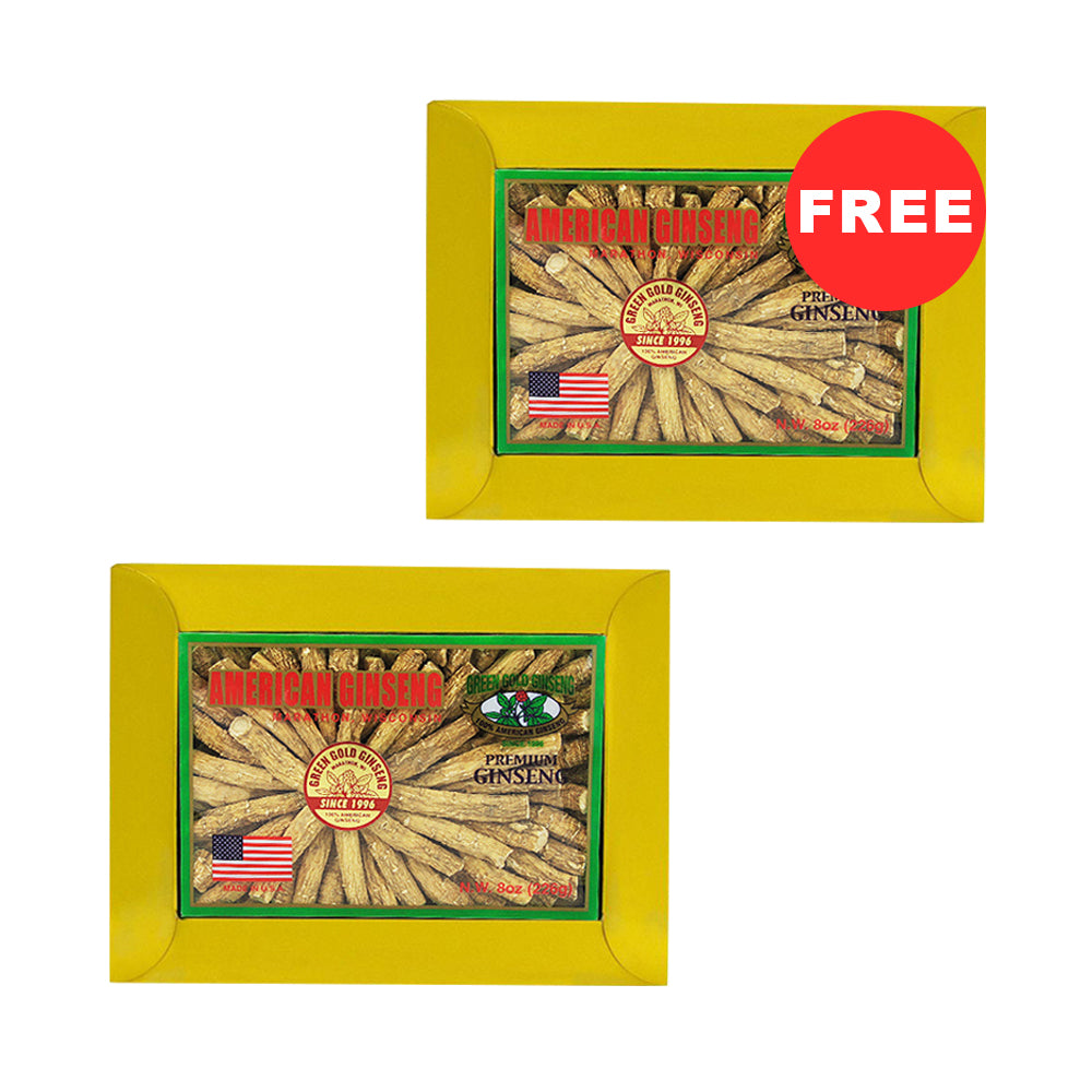American Ginseng Prong Large 8oz box  (Buy 1 Get 1 FREE)