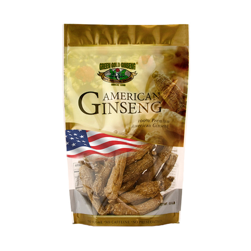 Bolsa Jumbo larga de ginseng americano de 8 oz
