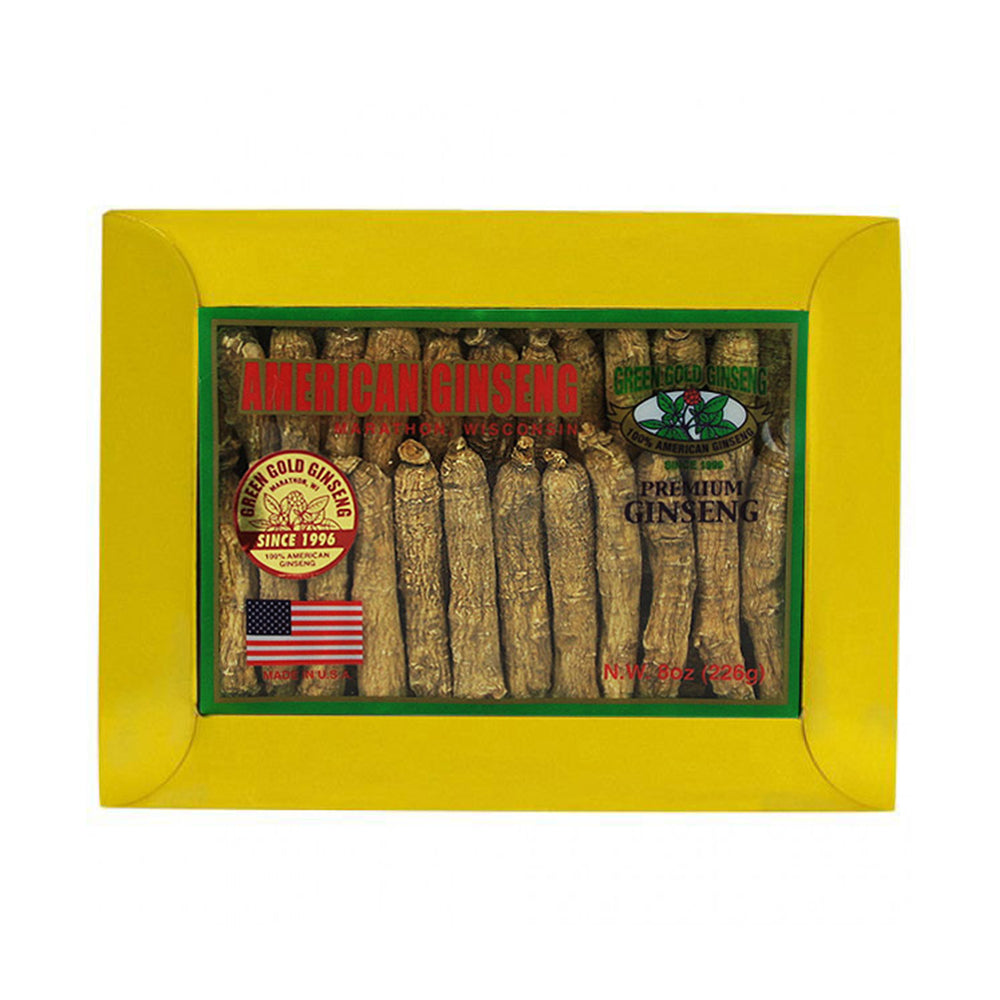 Ginseng Americano Largo Caja Mediana de 8oz
