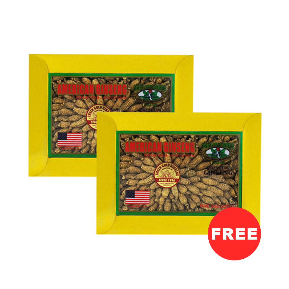 Short American Ginseng Extra Extra Small 8oz box (Buy 1 Get 1 FREE)