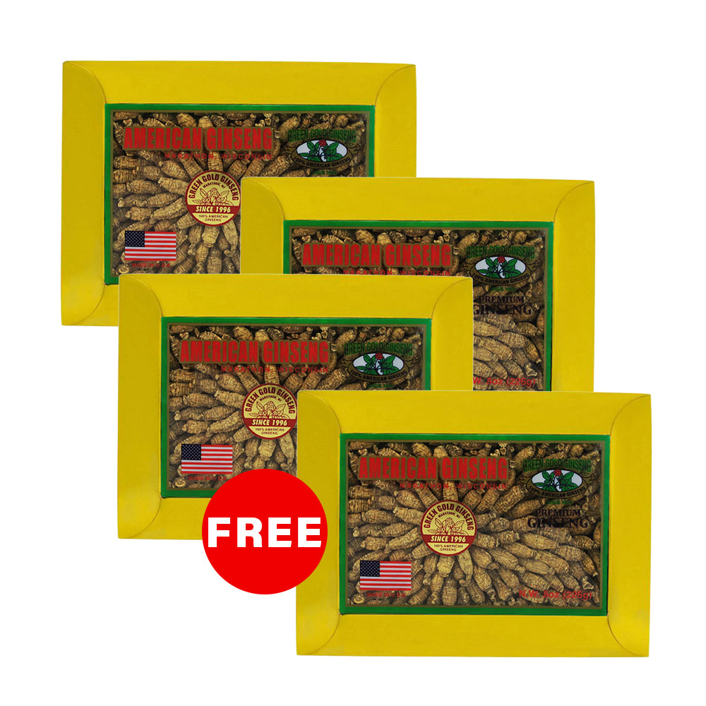 Short American Ginseng Extra Extra Small 8oz box ( Buy 2 Get 2 FREE)