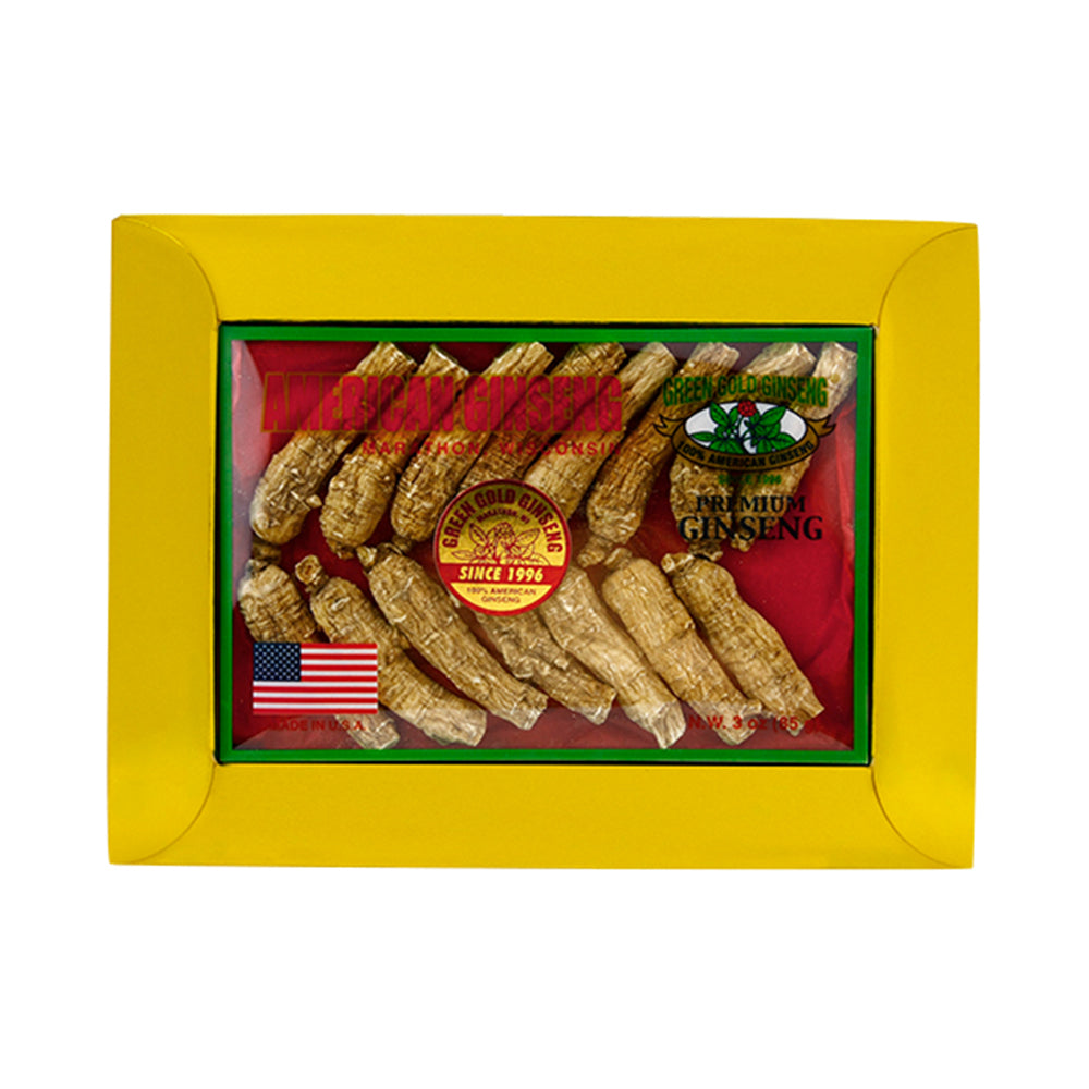 Half Short American Ginseng Large 3oz box