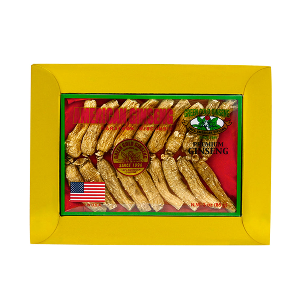 Half Short American Ginseng Medium 3oz Box (Buy 1 Get 1 FREE)