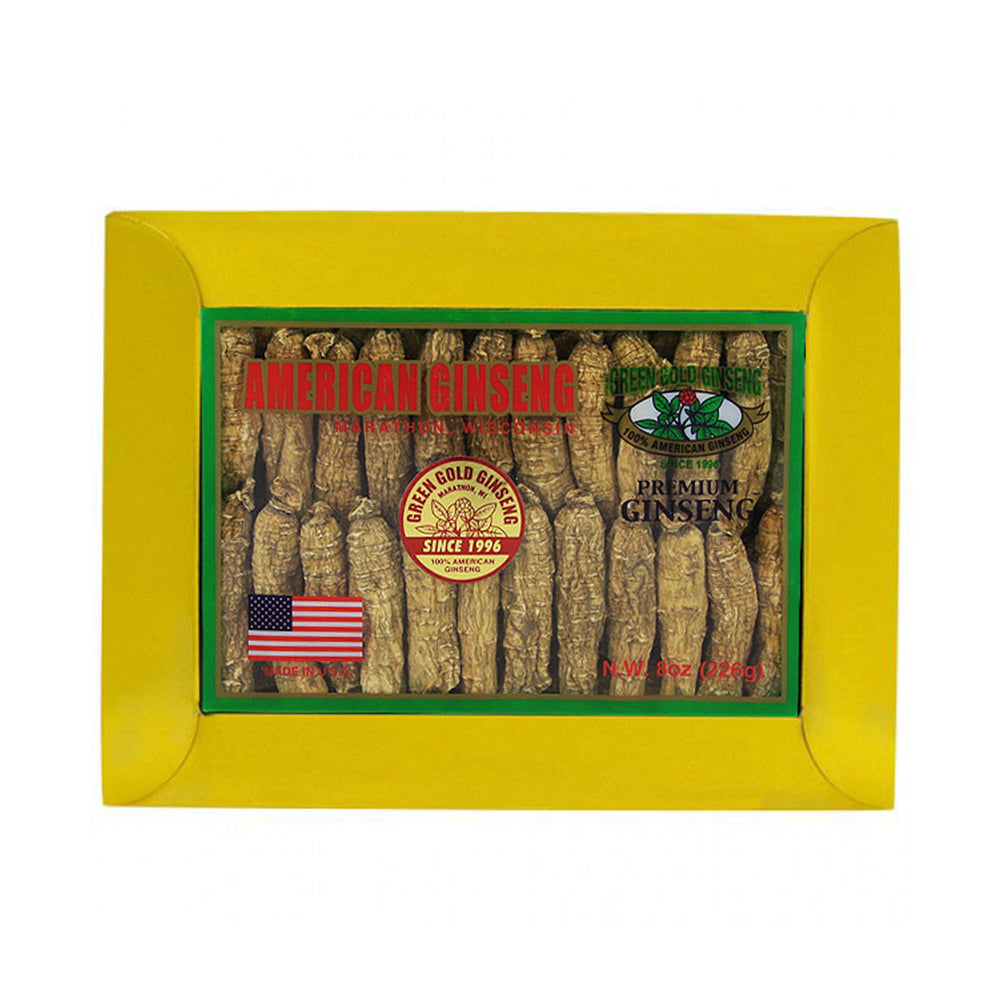 Media Caja Mediana de Ginseng Americano Corto de 8oz