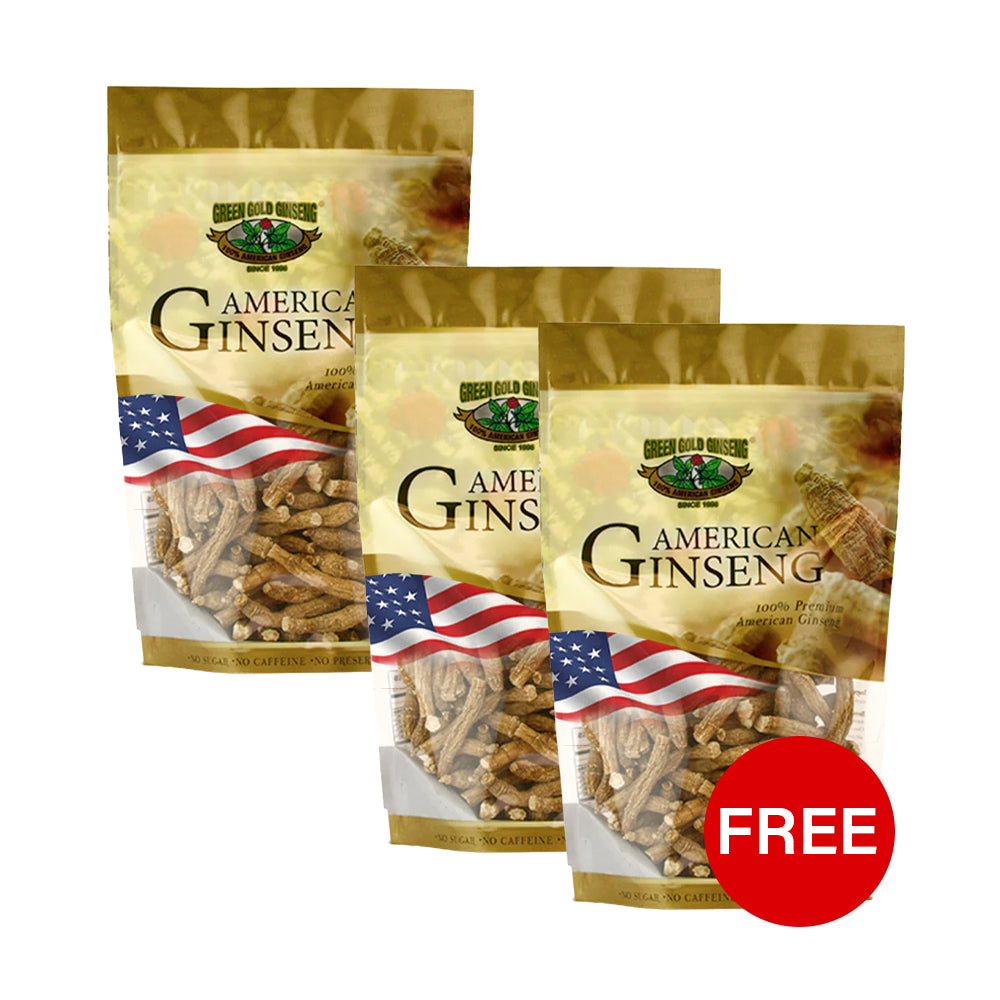 Half Short American Ginseng Small #1 8oz bag ( Buy 1 Get 2 FREE )