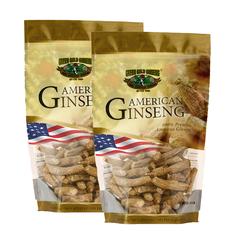 American Ginseng Prong Jumbo 8oz bag x 2