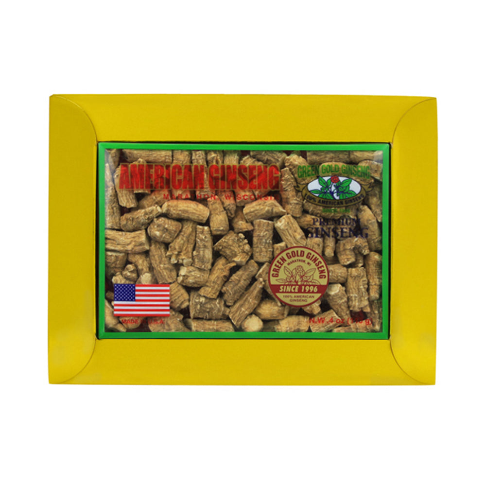 American Ginseng Prong Large (cut small pieces) 4oz box