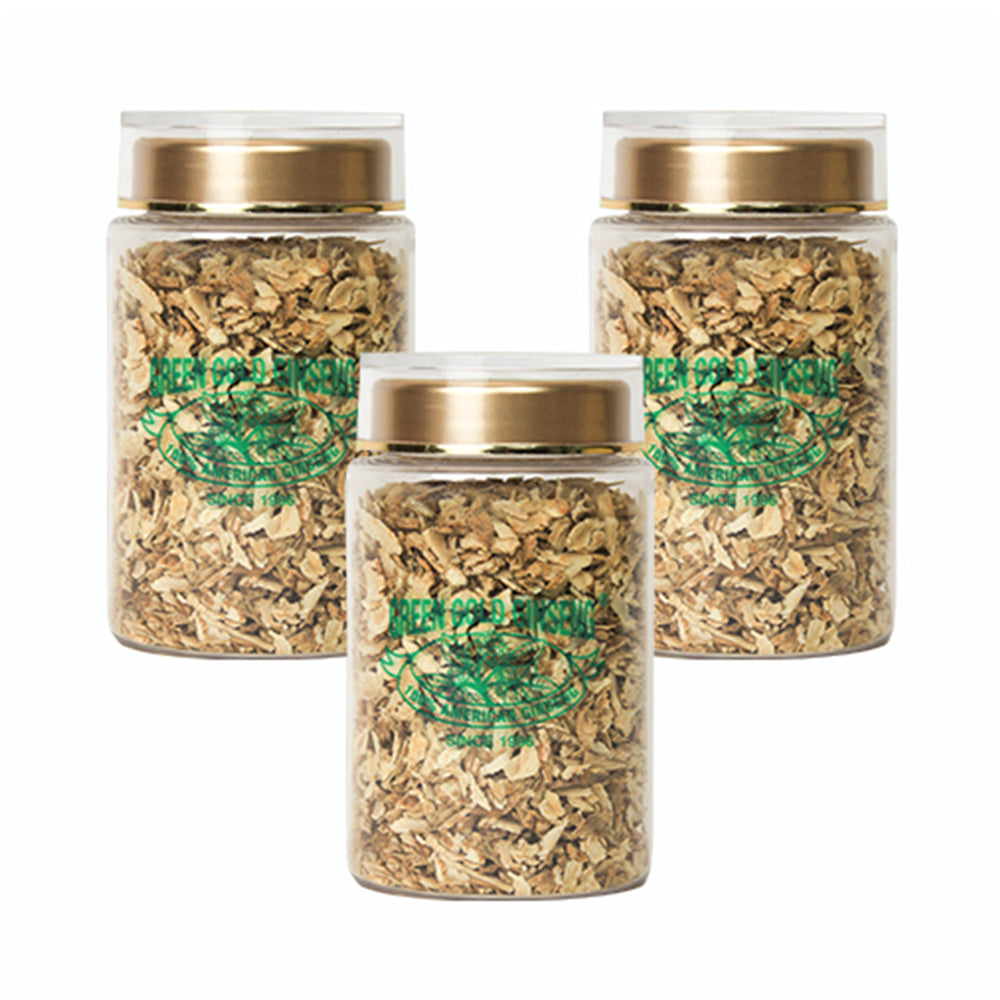 American Ginseng Mini Slice 5oz bottle x 3