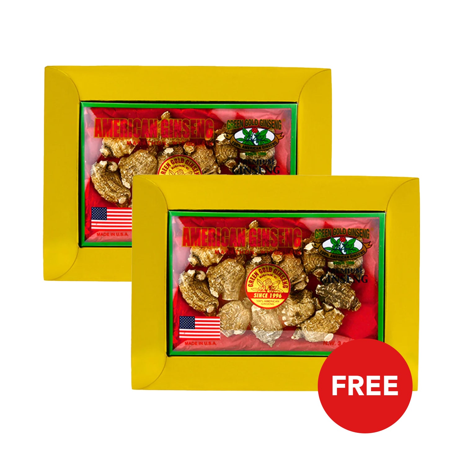Bullet American Ginseng Extra Large 3oz box (Buy 1 Get 1 FREE)