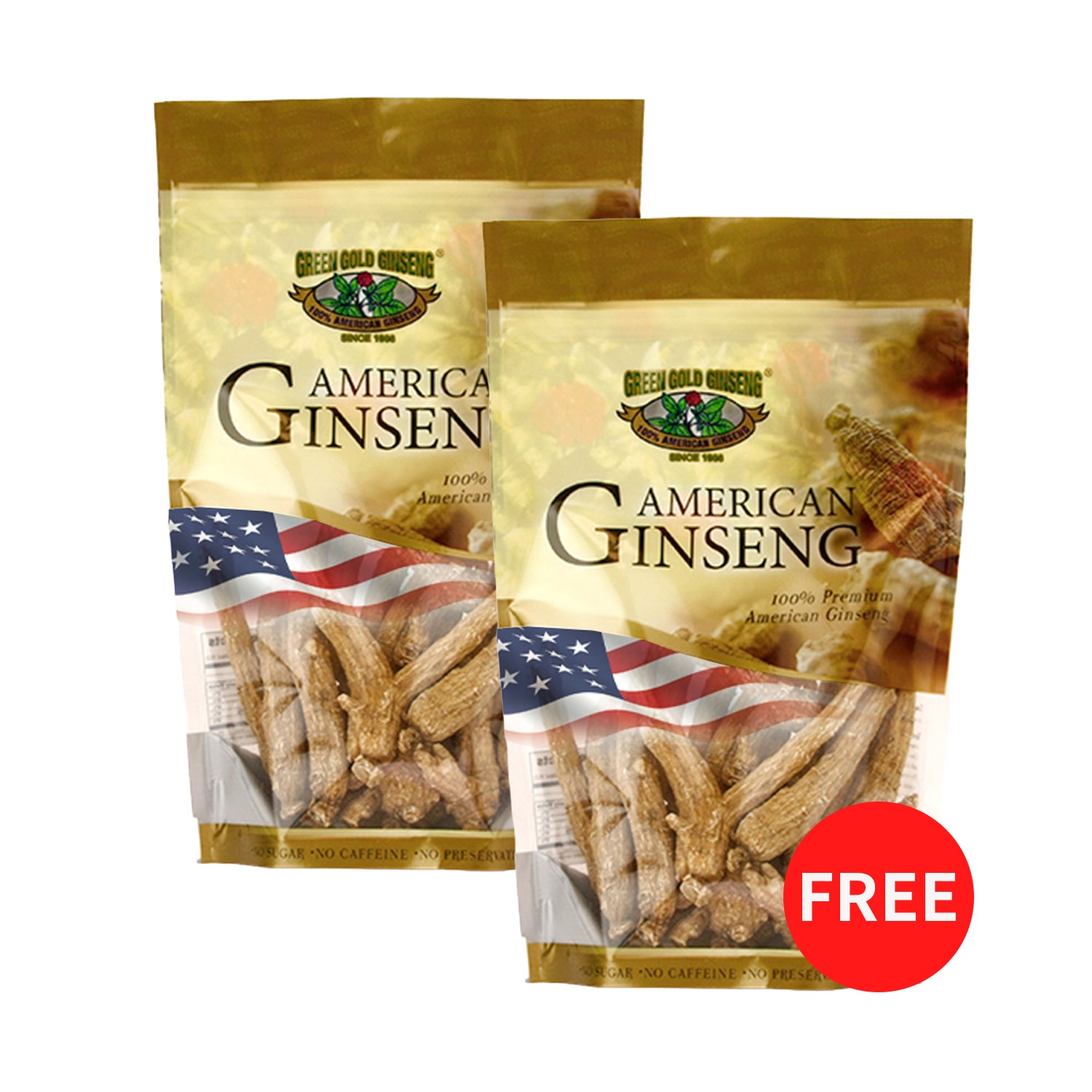 未分級西洋參中根 8oz 袋裝