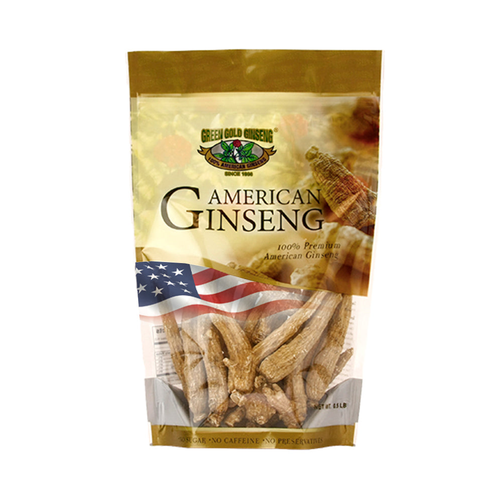 Ungraded American Ginseng Medium Root 8oz bag