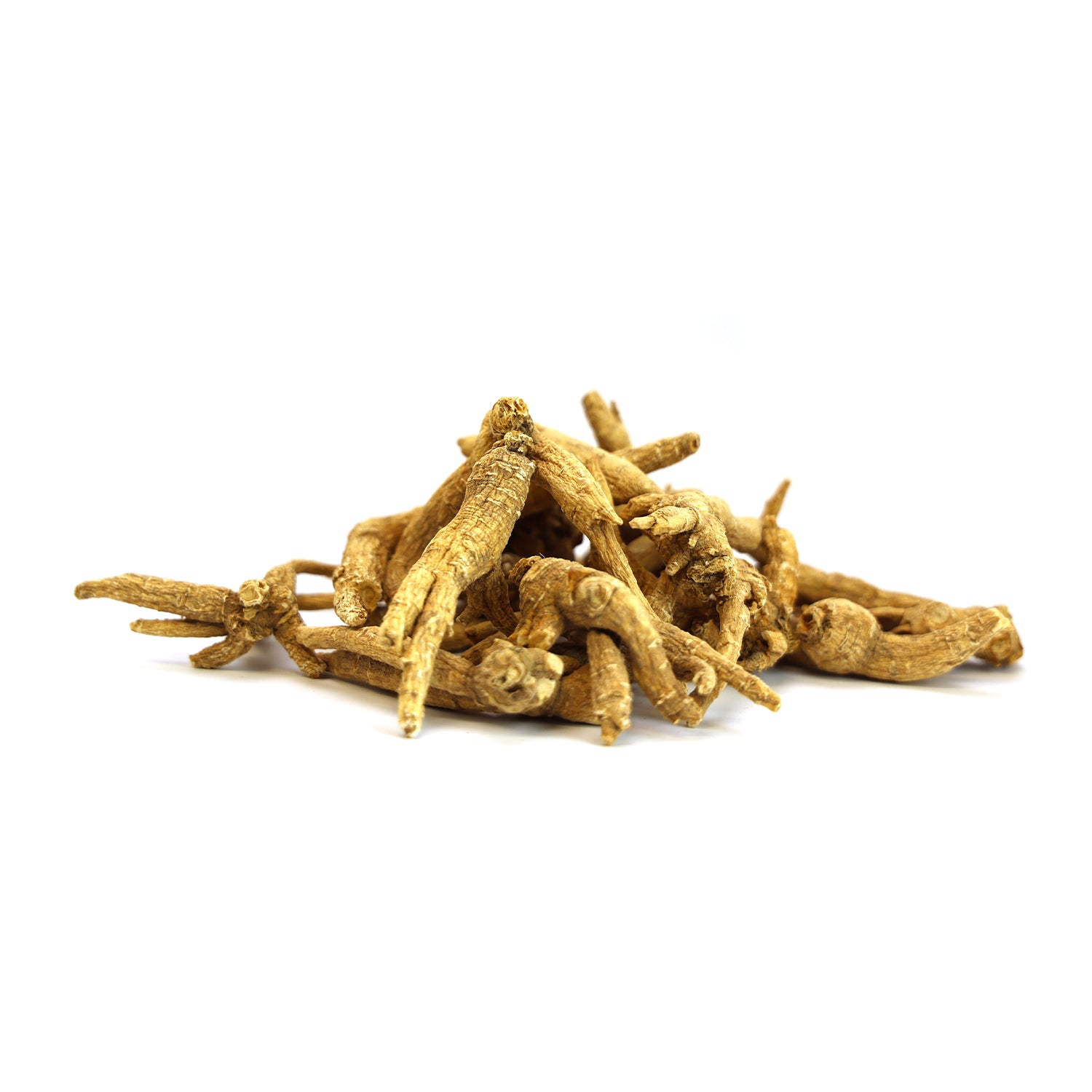 Ungraded American Ginseng Dragon Claw Medium Root 8oz bag