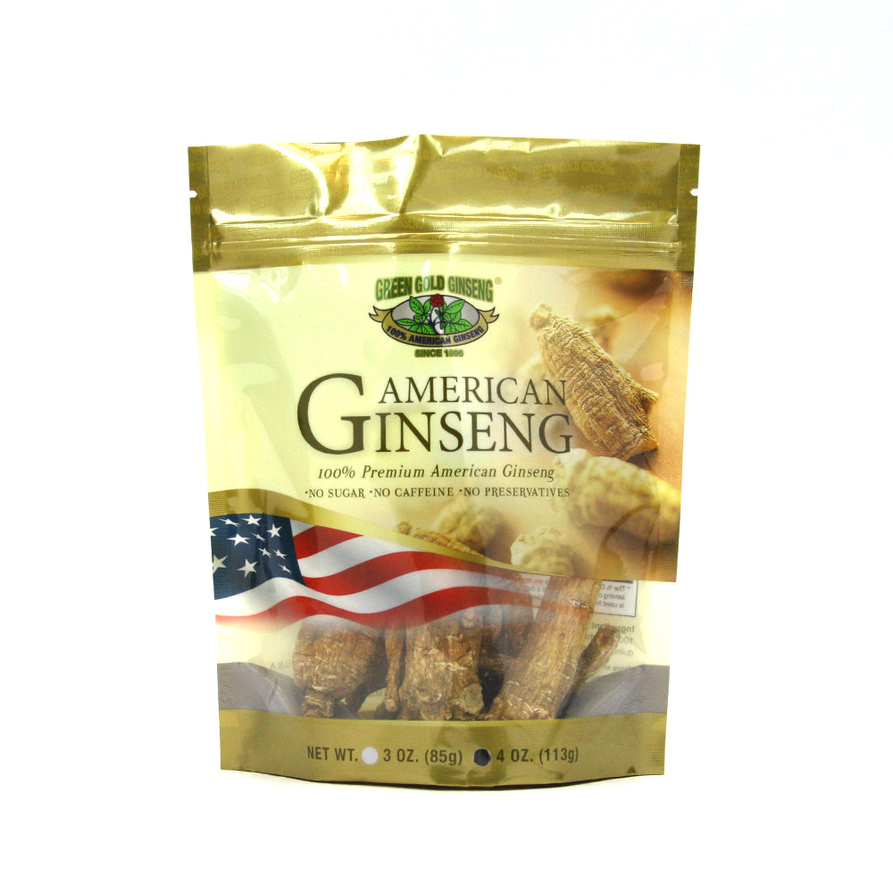 Ungraded American Ginseng Giant Root 4oz bag