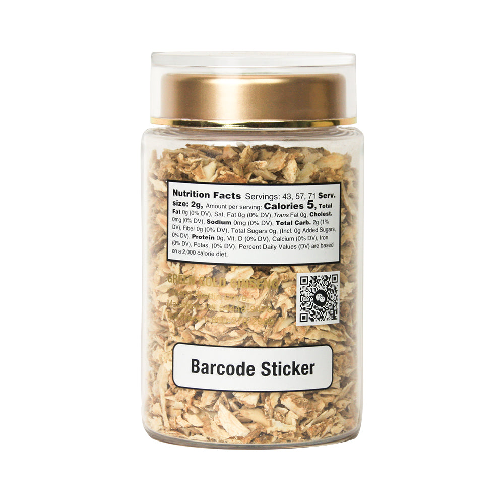 American Ginseng Mini Slice 5oz bottle