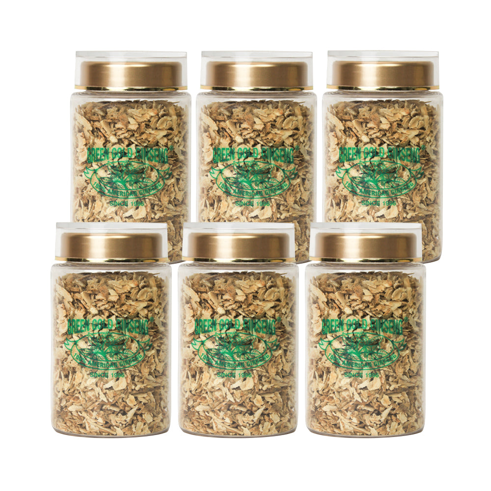 American Ginseng Mini Slice 5oz bottle x 6