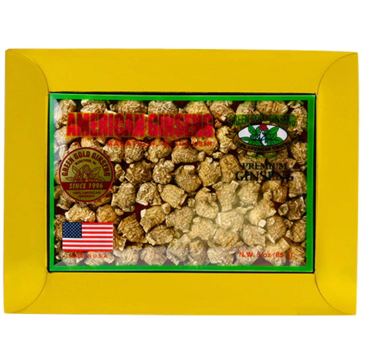 Bullet American Ginseng Pequeño #1 Caja de 3oz