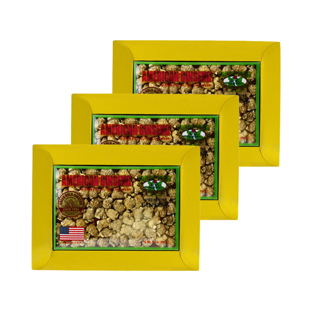 Ginseng Americano Bala Pequeña #1 3oz x 3