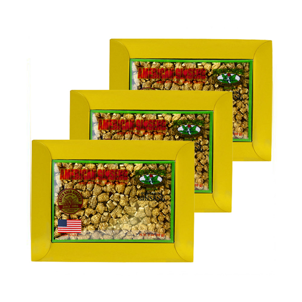Ginseng Americano Bala Pequeña #2 3oz x 3