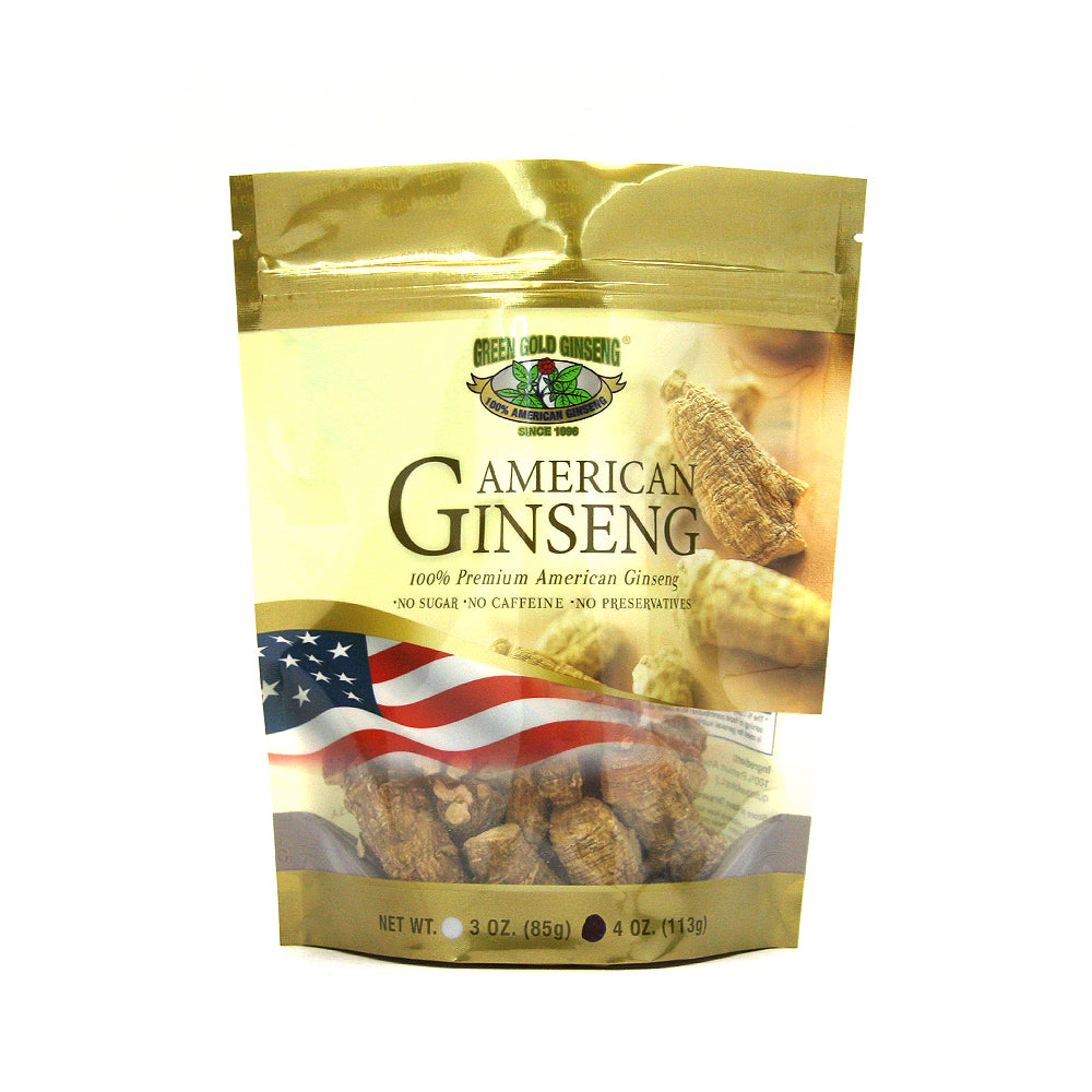 Bolsa corta de 4 oz de Ginseng Americano Jumbo