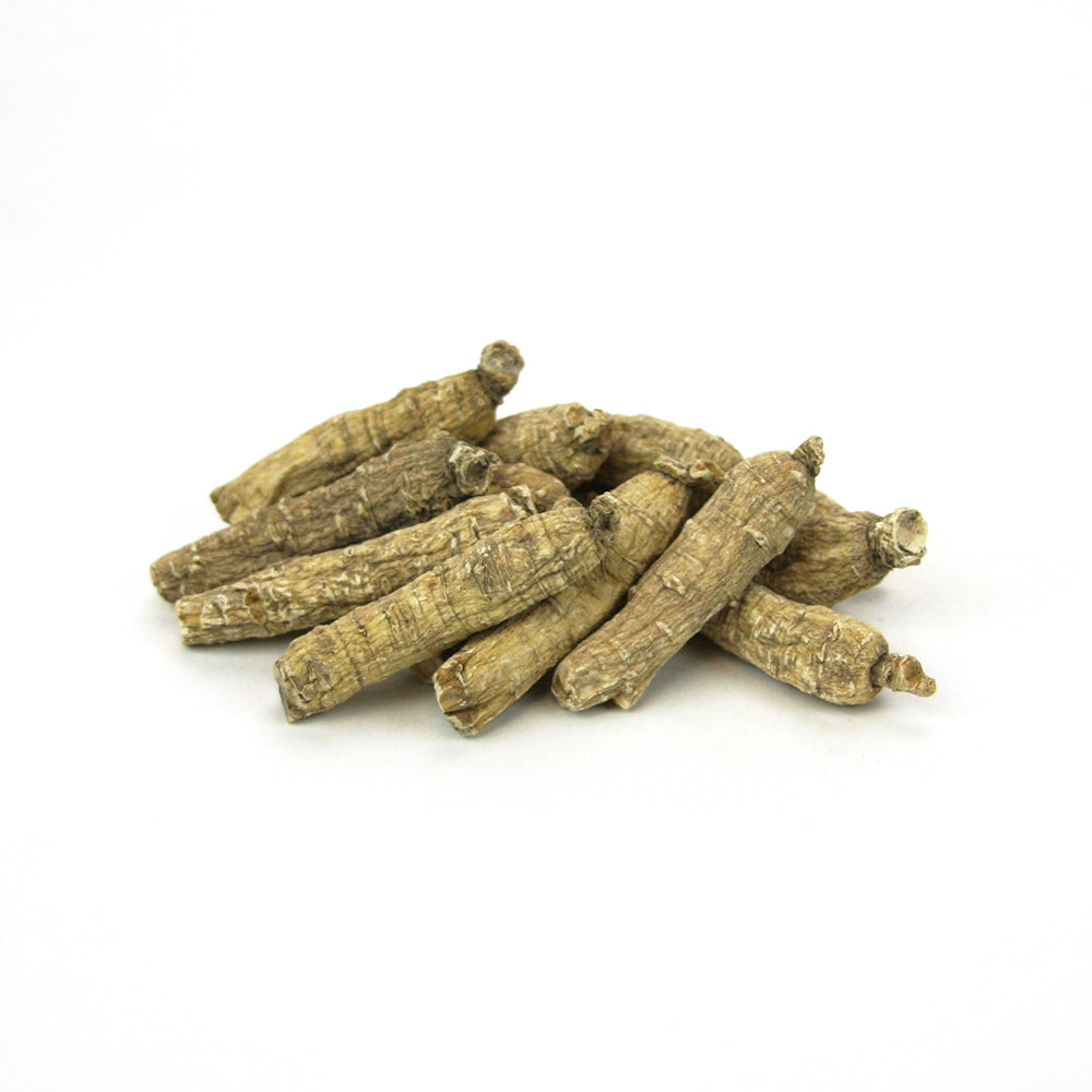 Bolsa mediana de 4 oz de ginseng americano medio corto