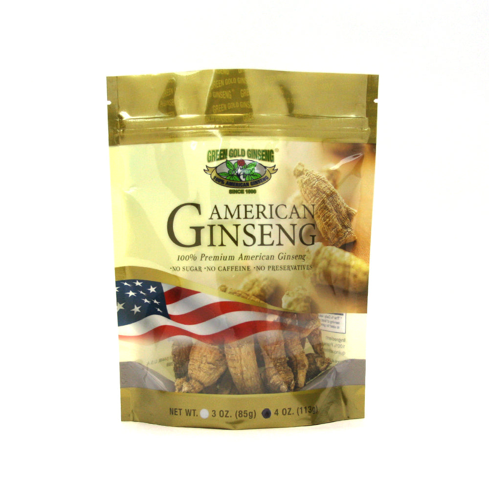 Ungraded American Ginseng Root Medium 4oz bag