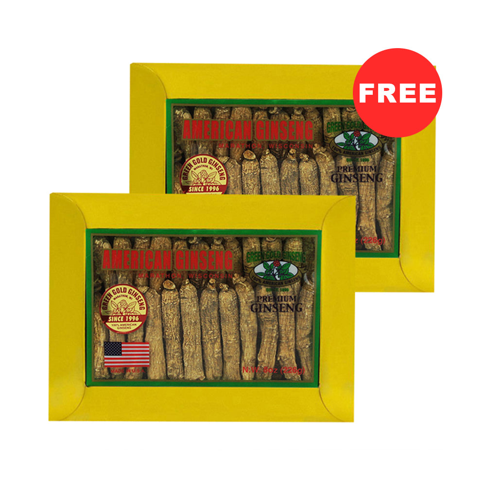 Long American Ginseng Medium 8oz box (Buy 1 Get 1 FREE)