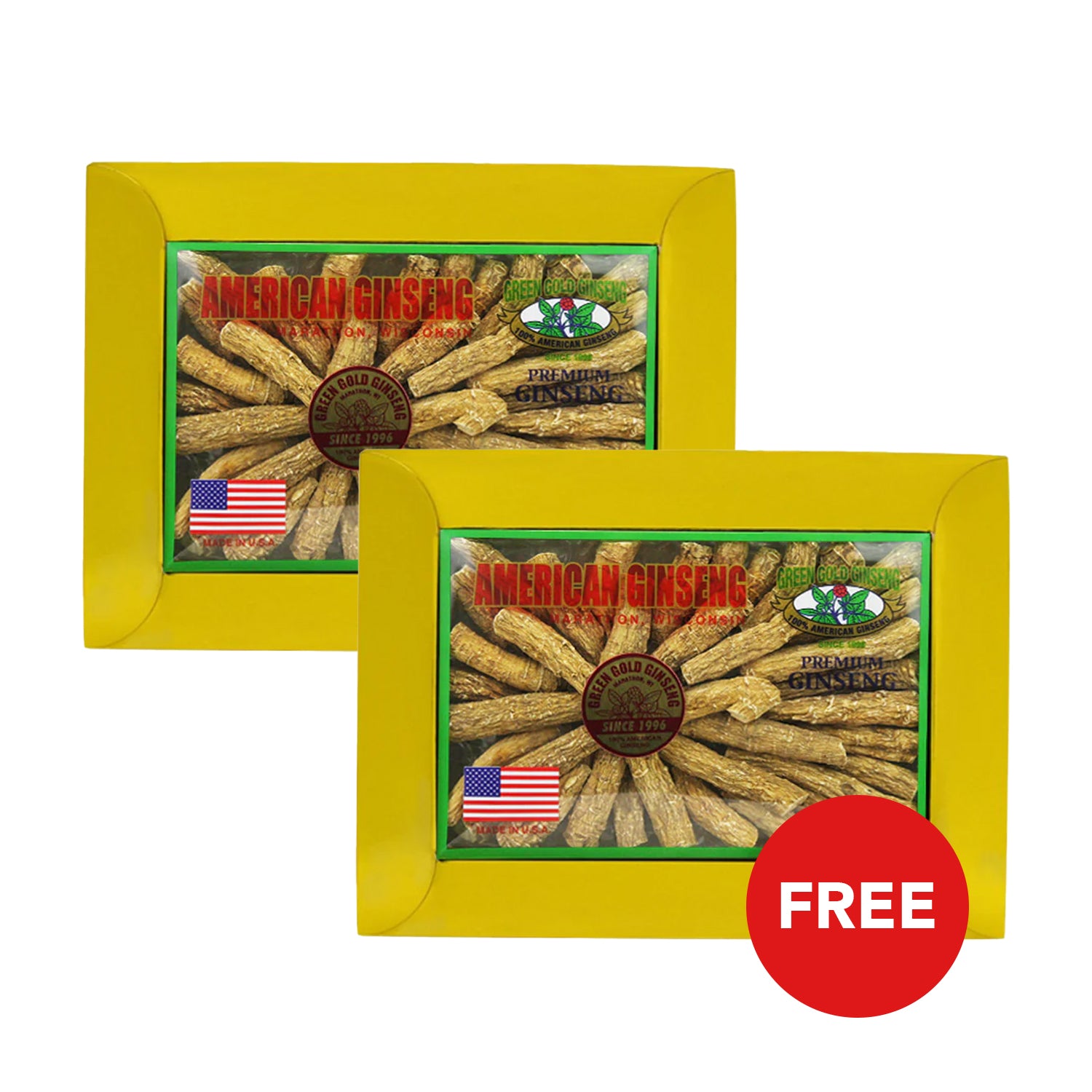 American Ginseng Prong Jumbo caja de 4oz