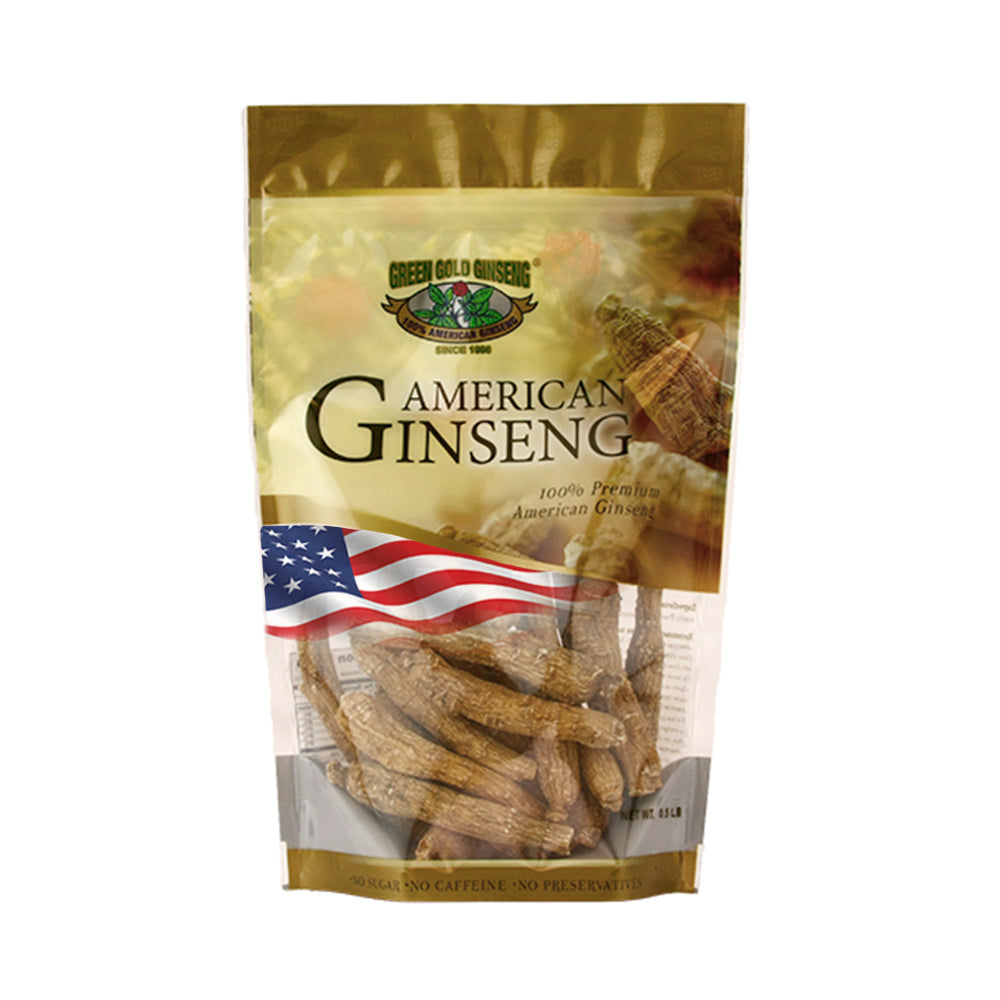 Bolsa larga extra grande de ginseng americano de 8 oz