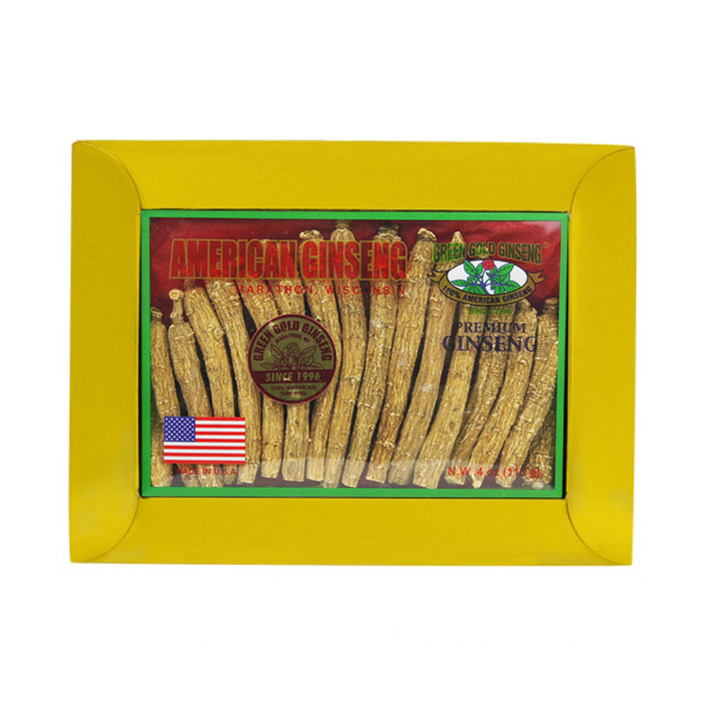 Caja pequeña de 4 oz de ginseng americano largo