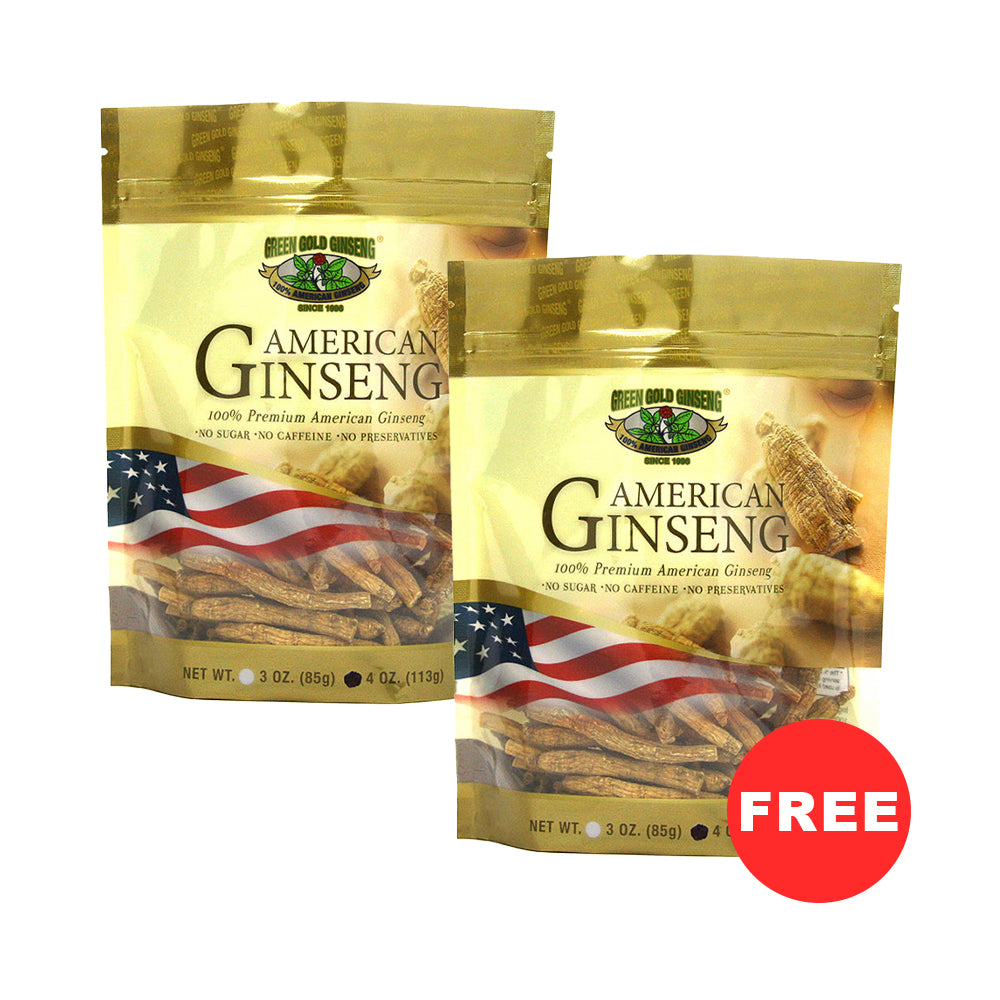Long American Ginseng Small #2 4oz bag (Buy 1 Get 1 FREE)