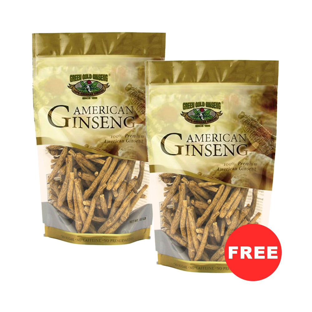 Long American Ginseng Small #2 8oz bag (Buy 1 Get 1 FREE)