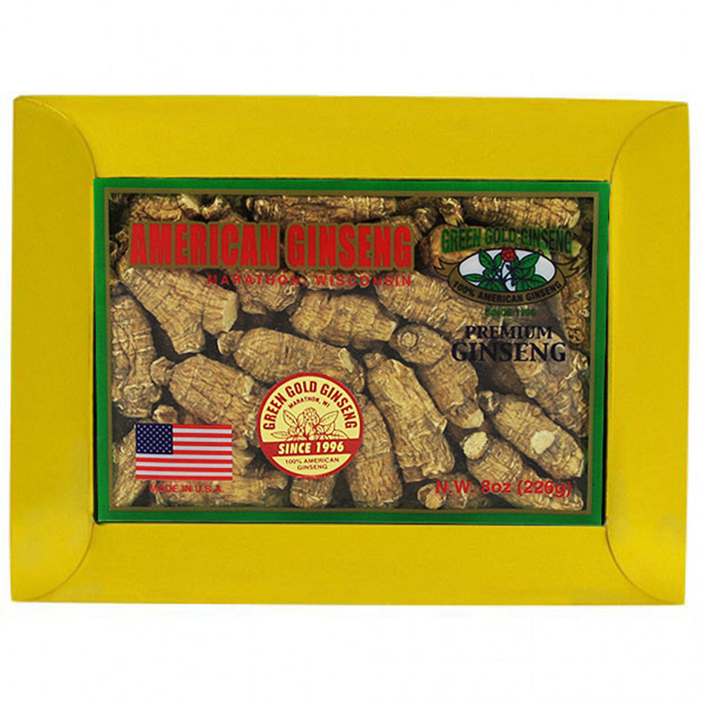 Caja grande de 8oz de ginseng americano corto