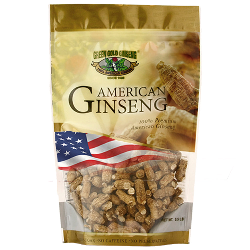 Bolsa corta de 8 oz de ginseng americano extrapequeño