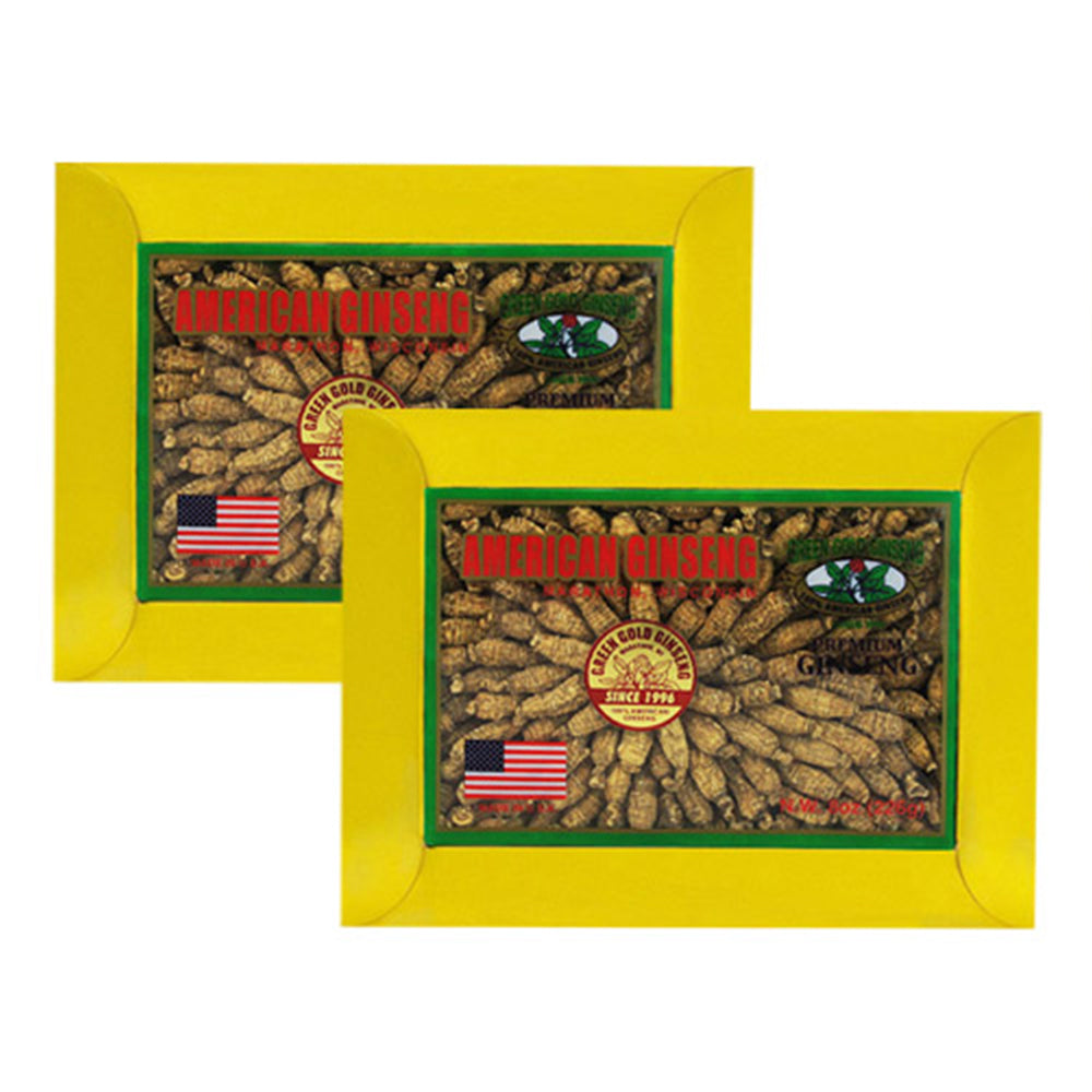 Short American Ginseng Extra Extra Small 8oz caja X 2