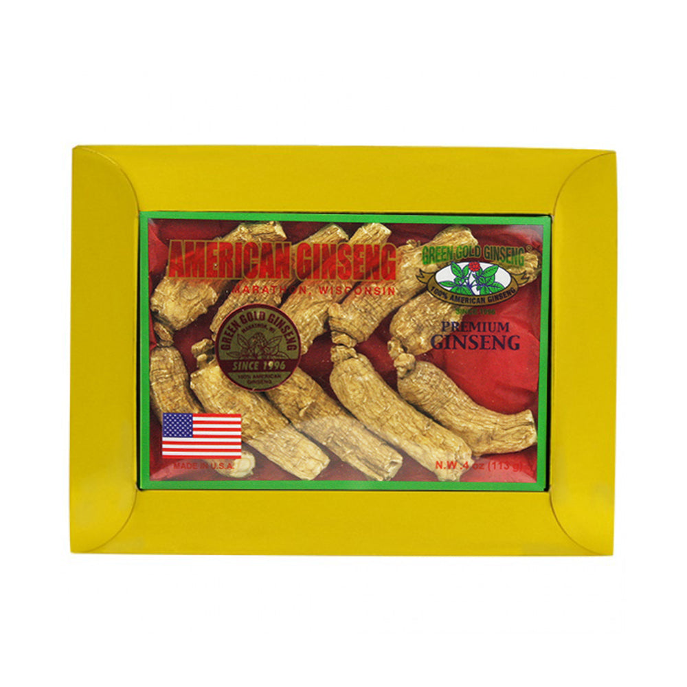 Half Short American Ginseng Jumbo 4oz box