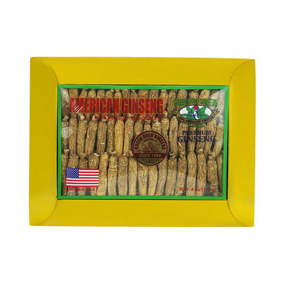 Medio Corto Ginseng Americano Pequeño #1 Caja de 4oz