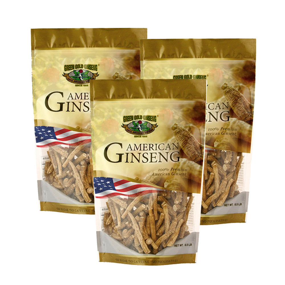 American Ginseng Prong Medium 8oz bag x 3