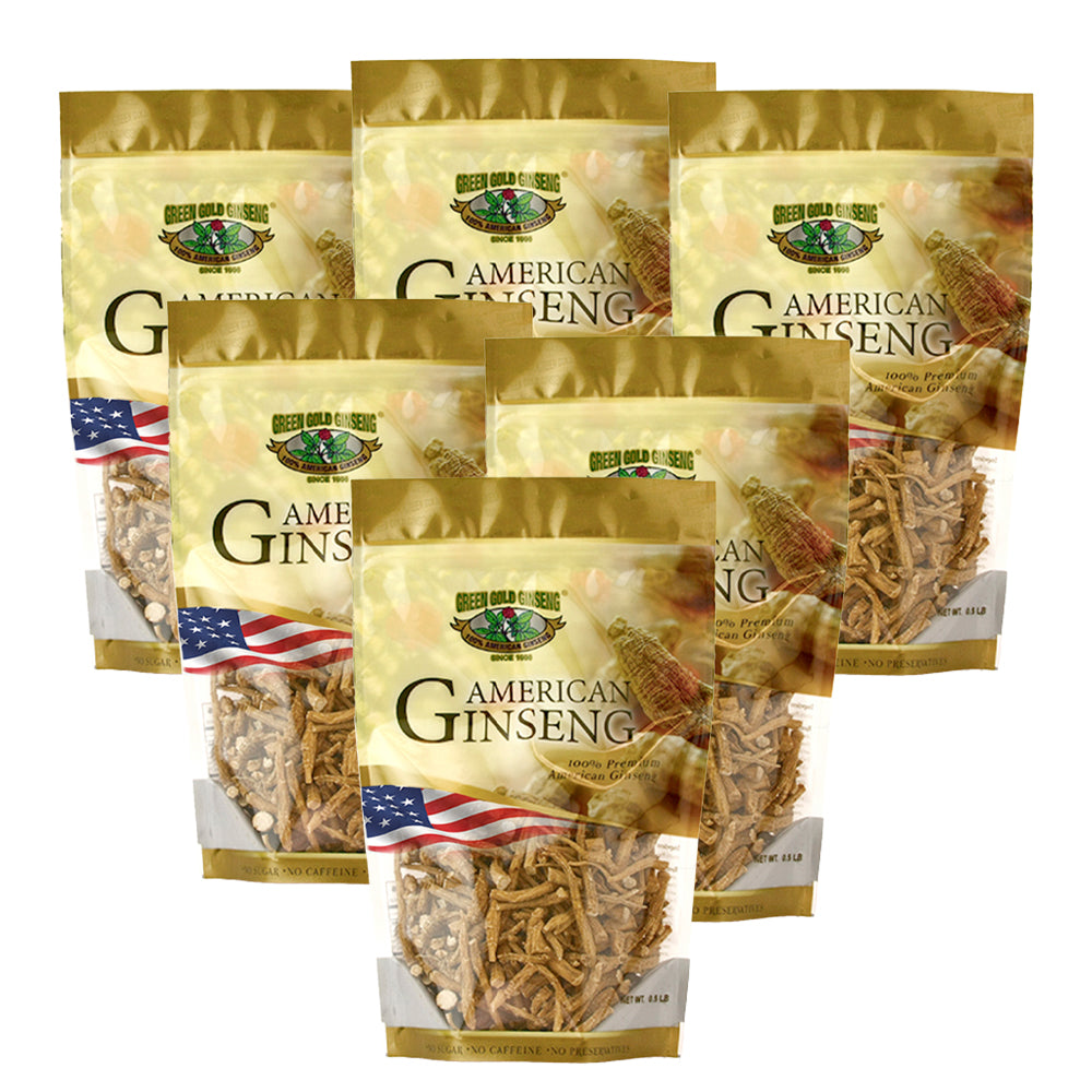 American Ginseng Prong 8oz bag x 6