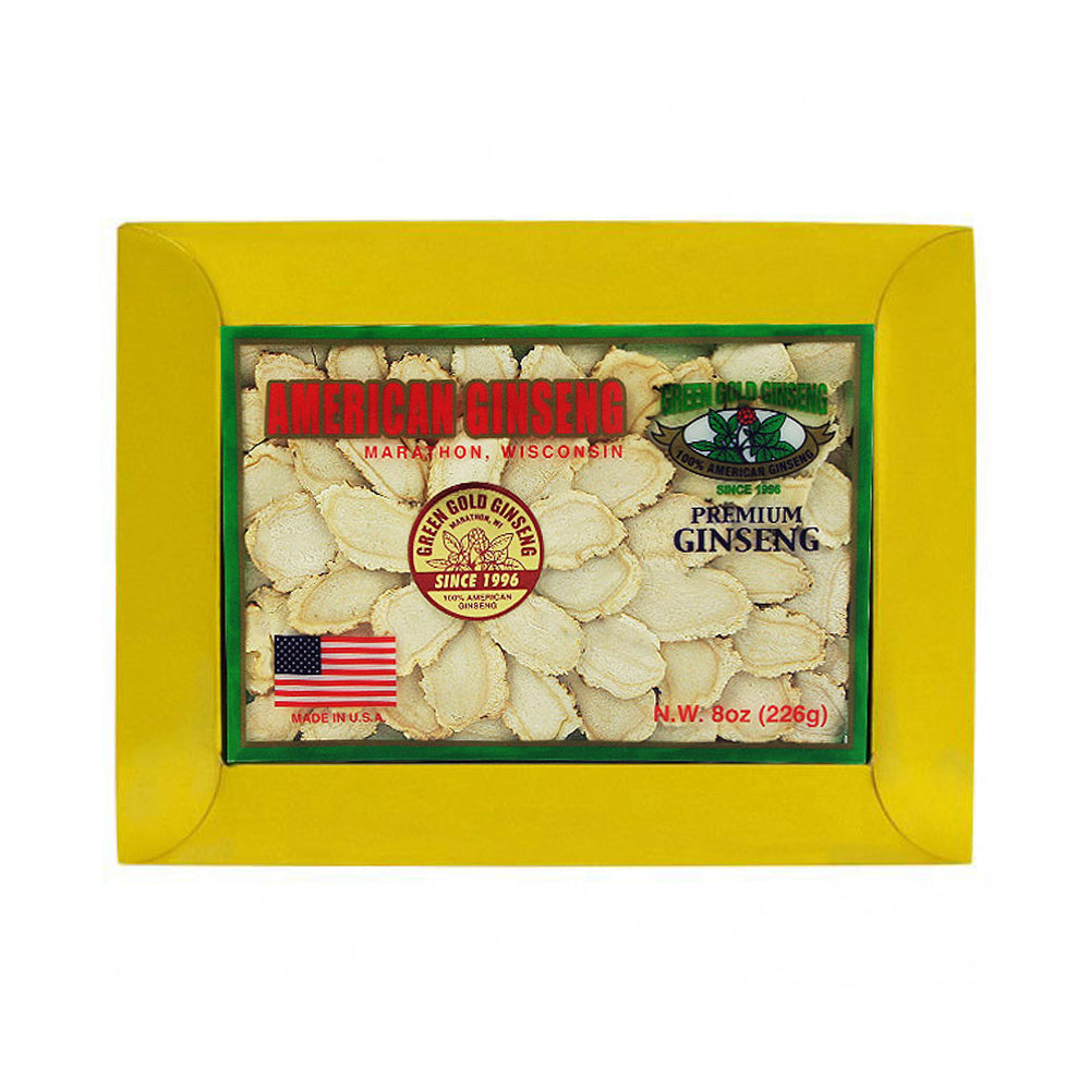American Ginseng Slice 8oz box