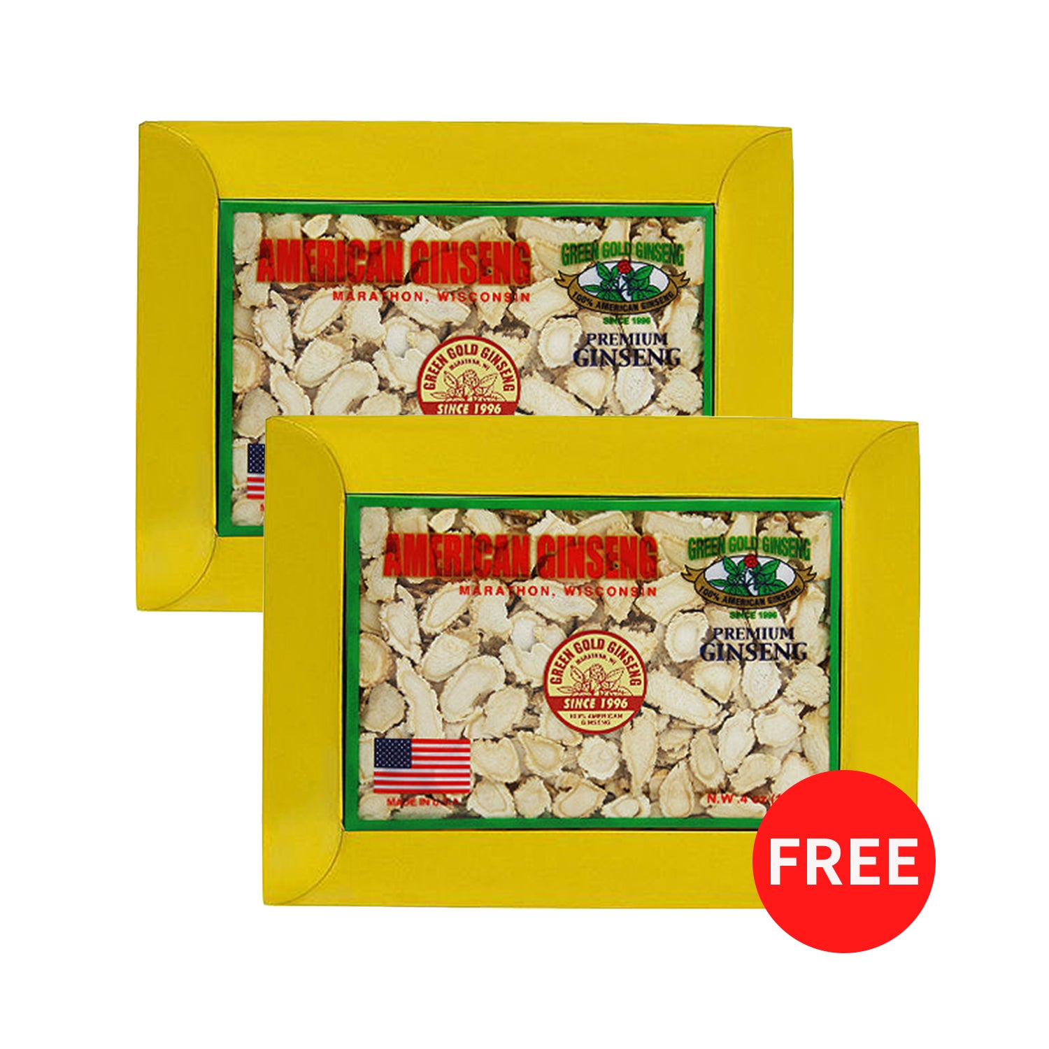 小號花旗參片 4oz 盒裝