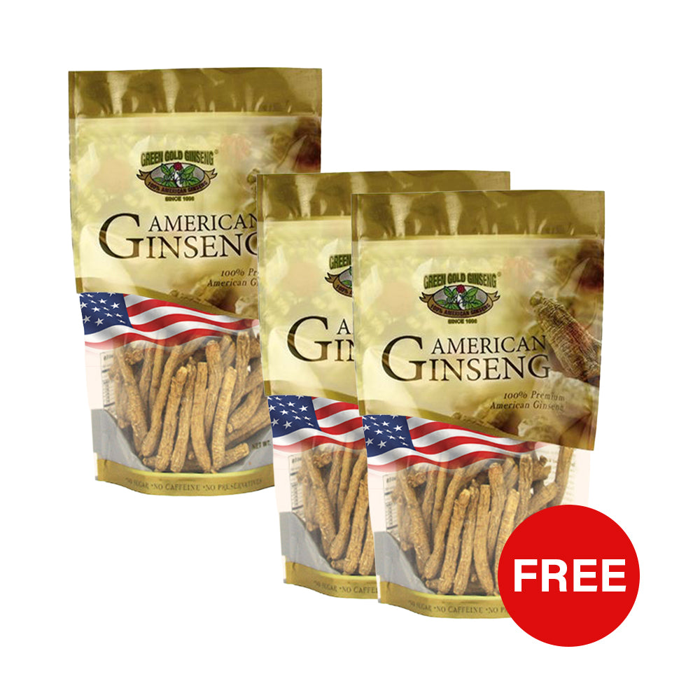 Long American Ginseng Small #1 8oz bag ( Buy 1 Get 2 FREE )