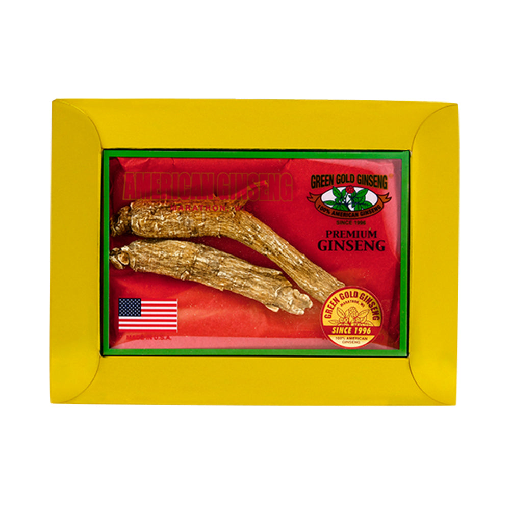Ungraded American Ginseng Twin Roots Gift Box 1.92oz