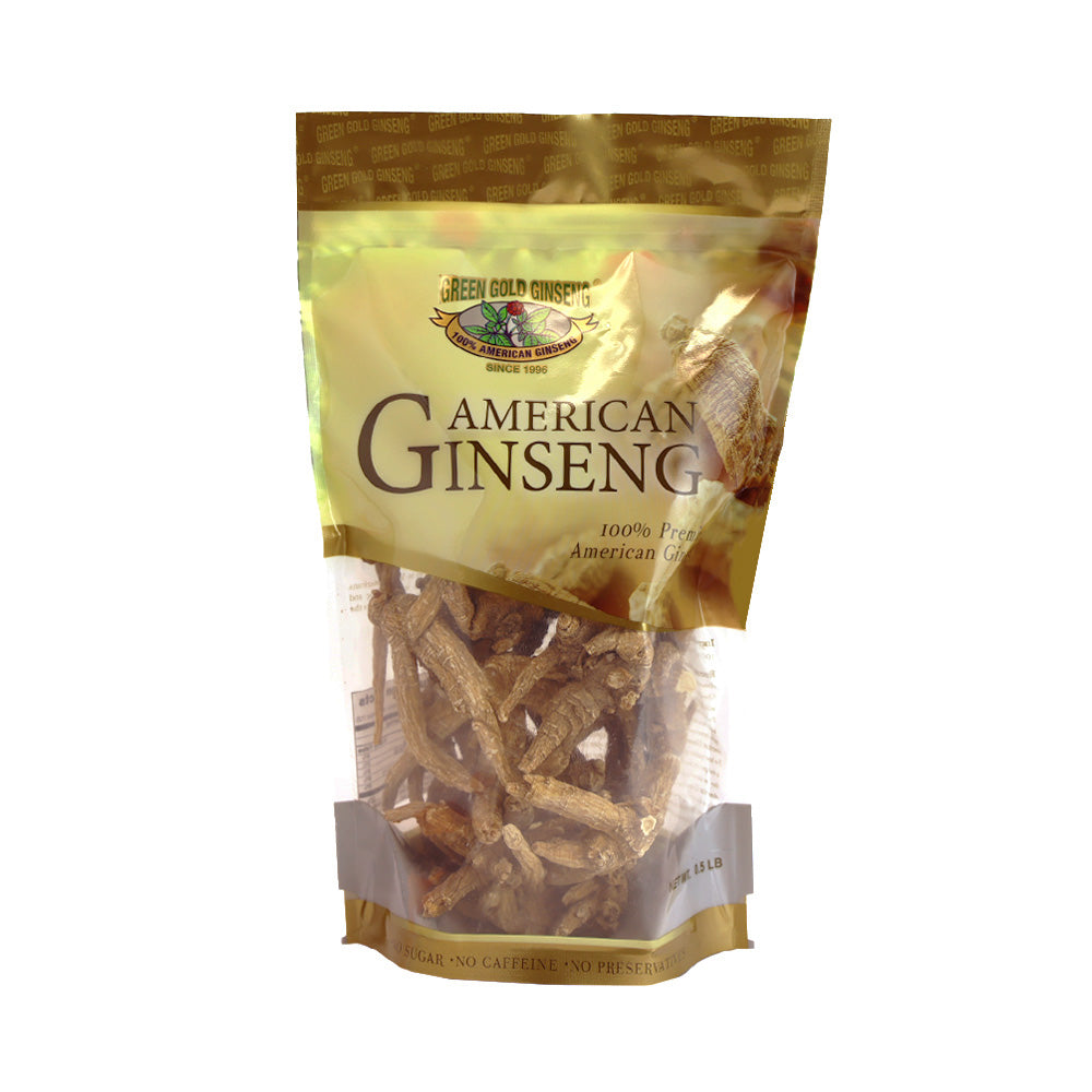 Bolsa de 8 oz de raíz pequeña de ginseng americano sin clasificar