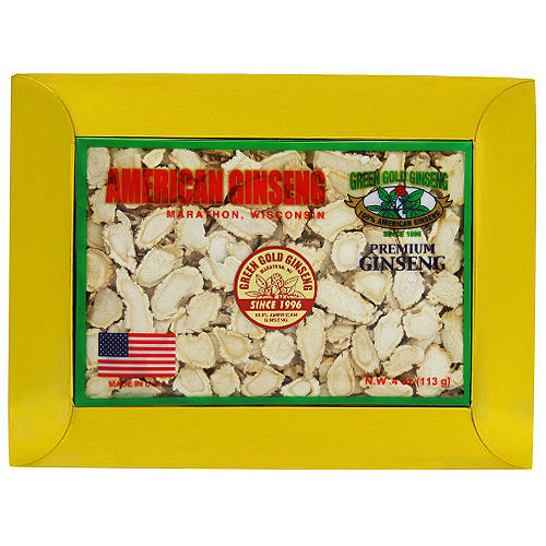 American Ginseng Slice Small Size 4oz box
