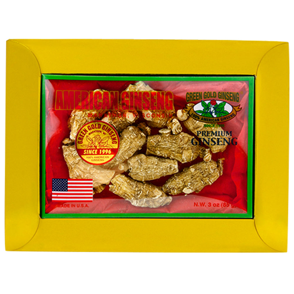 Caja corta Jumbo de 3oz de Ginseng Americano