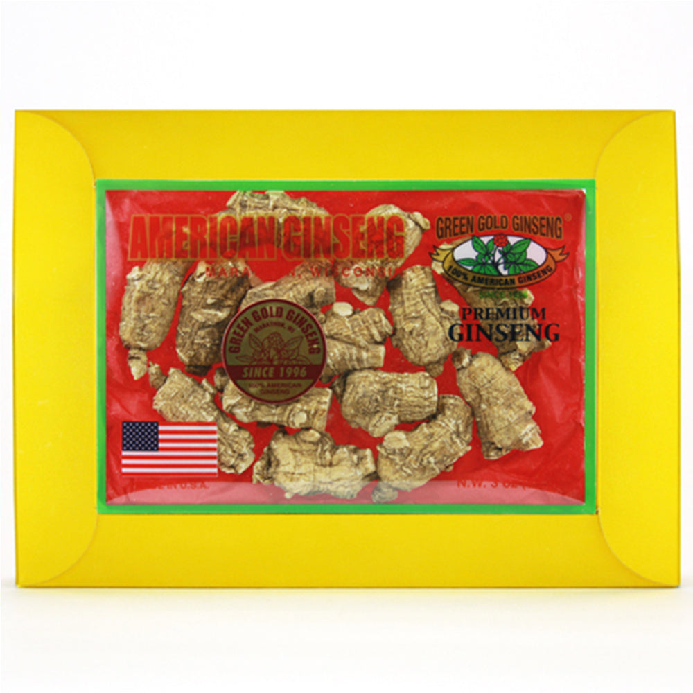 Caja extra grande de ginseng americano corto de 3oz