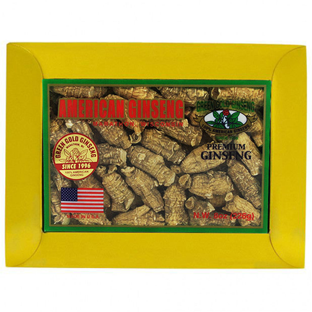 Ginseng Americano Corto Caja Mediana de 8oz