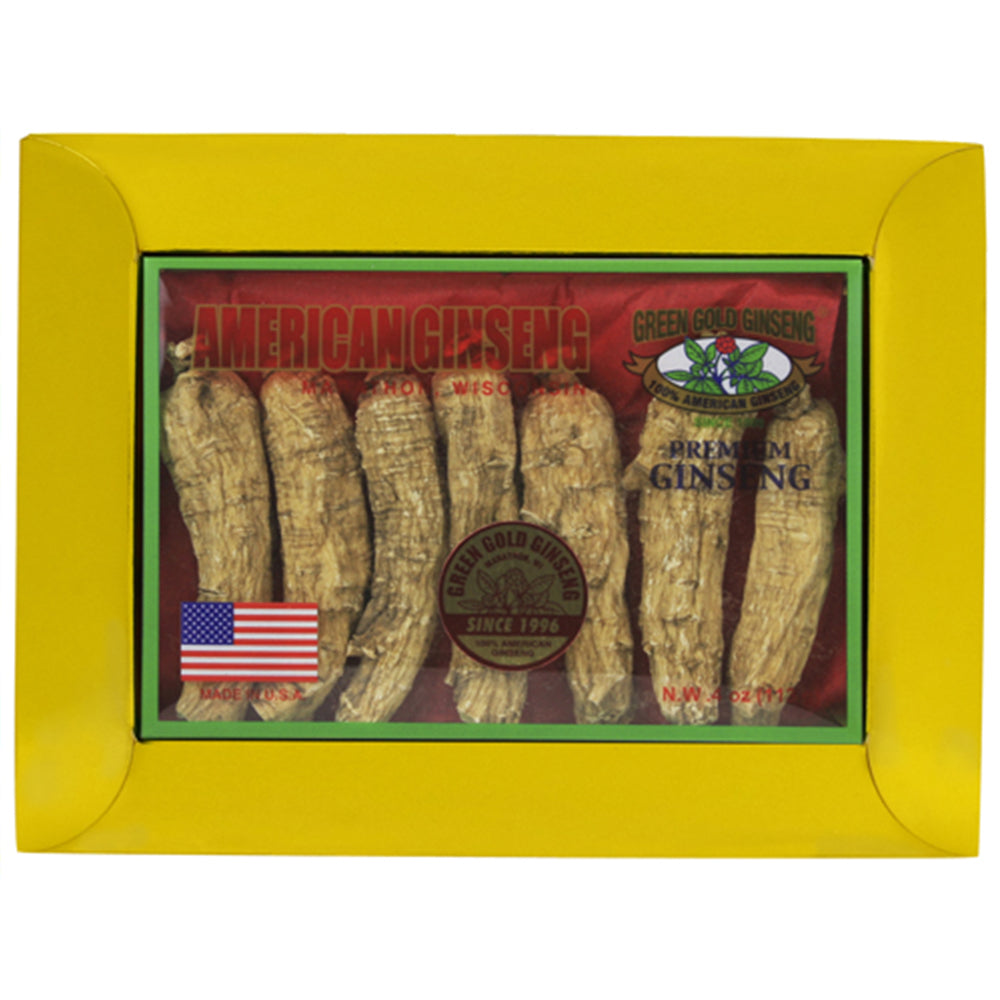 Caja gigante de 4 oz de ginseng americano largo
