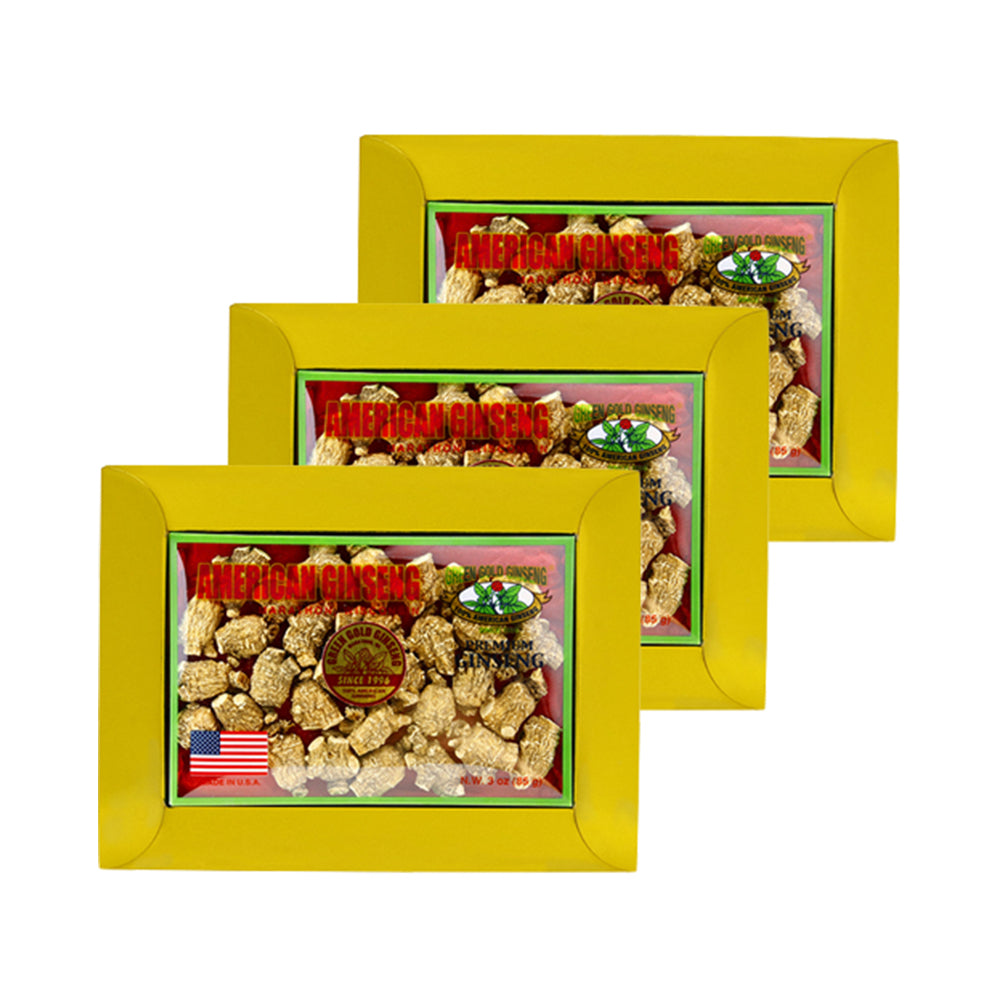 Bullet American Ginseng Bullet Mediano Pequeño Caja de 3oz x 3